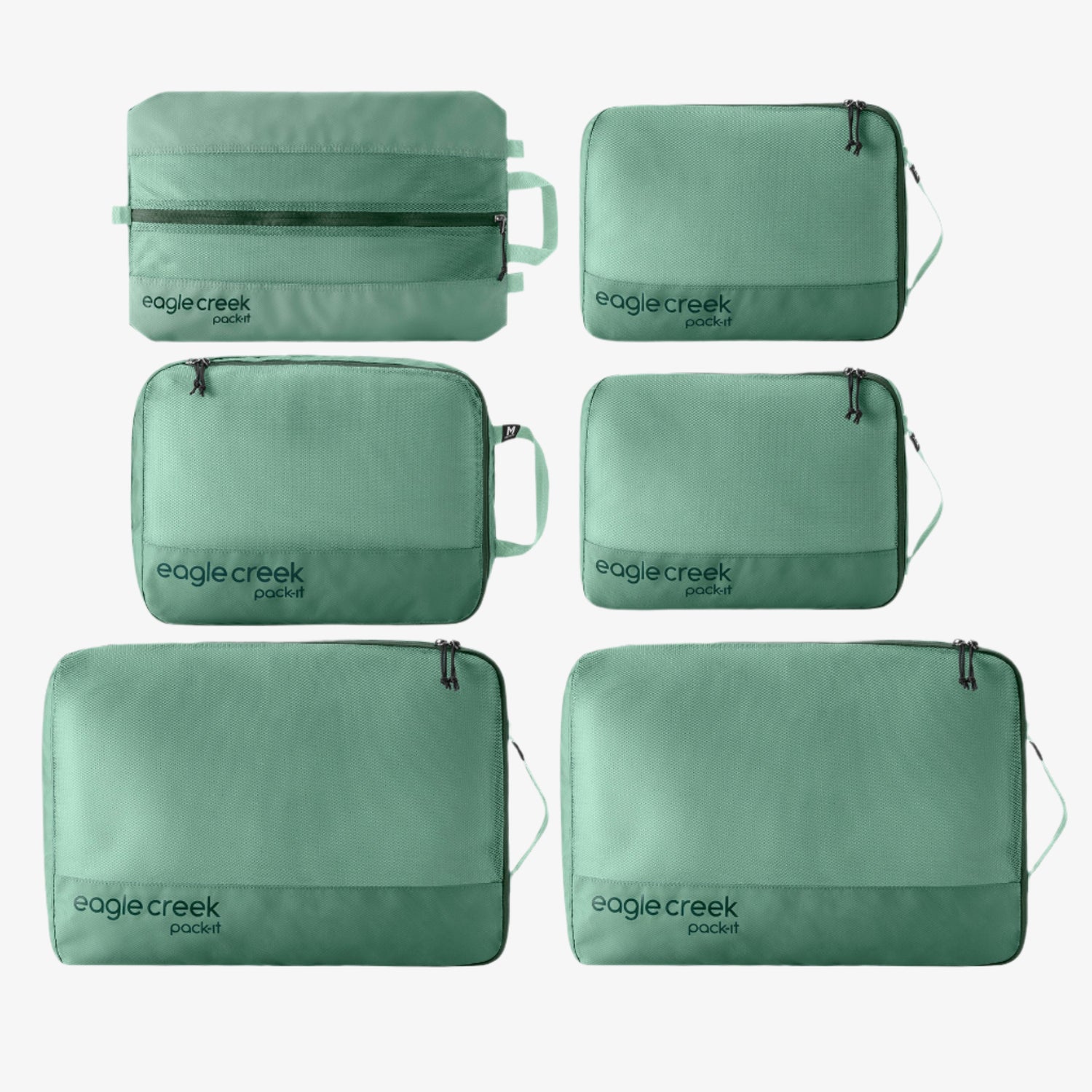 Green Eagle Creek Compression Packing Cube Set