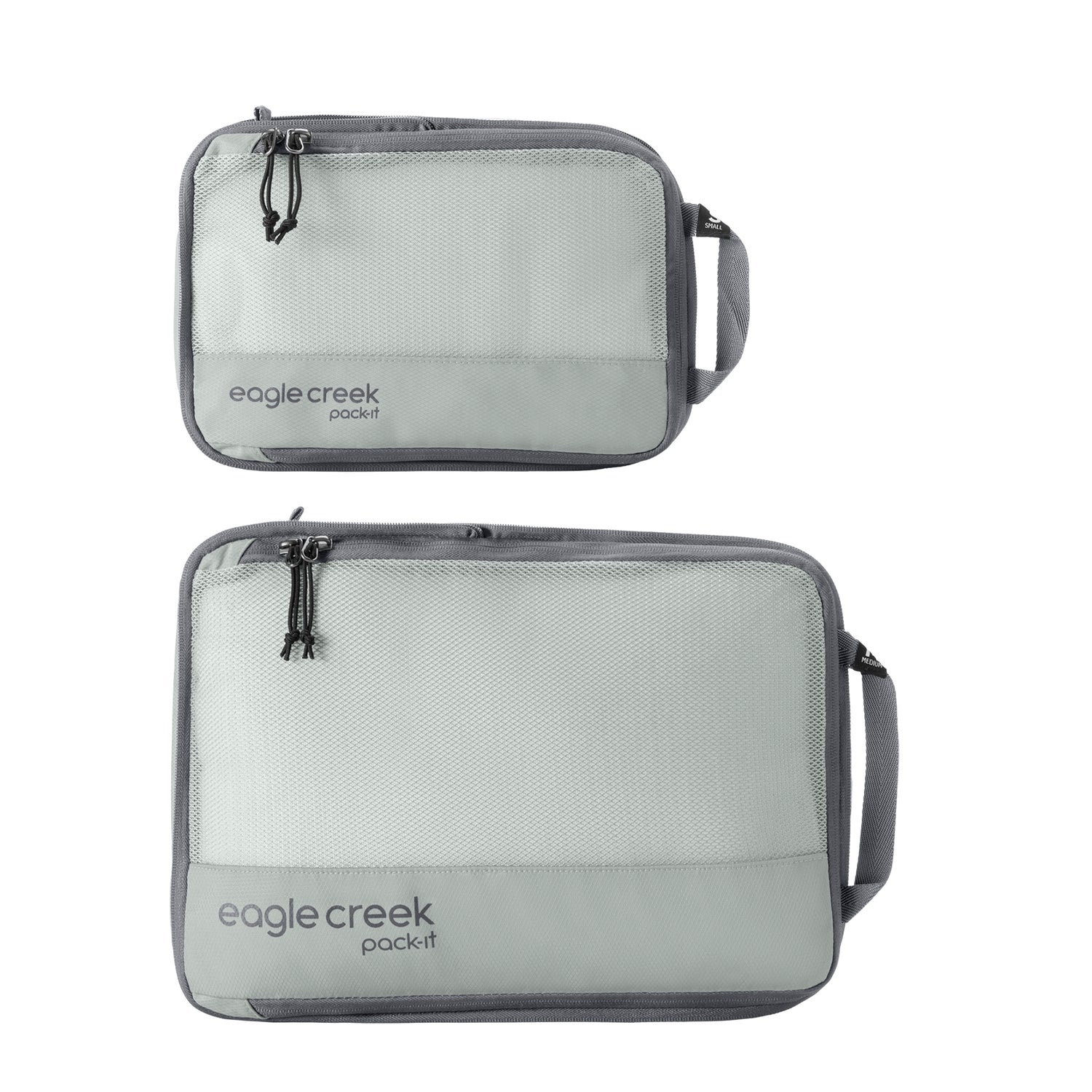 Pack-It® Reveal Compression Cube S/M Set - Storm Grey Compression Packing Cubes View 