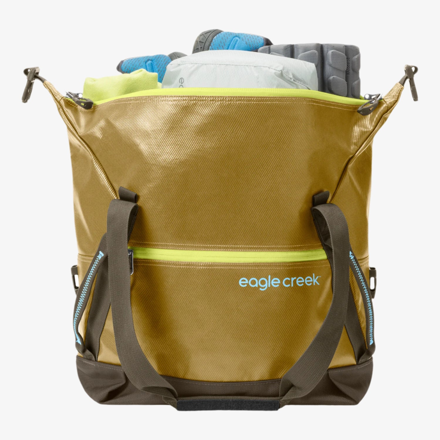 Migrate Tote Bag - Field Brown Opening Detail View 