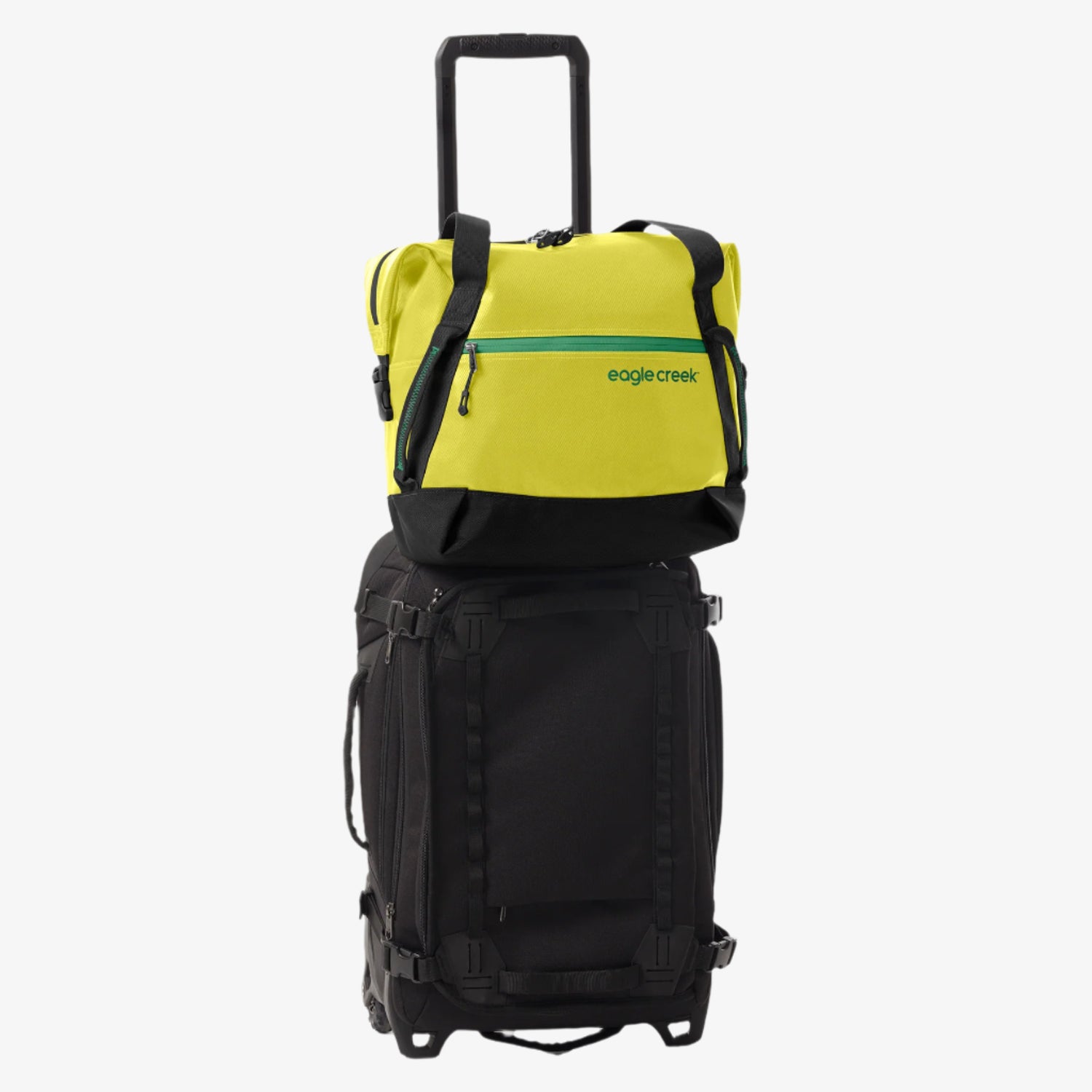 Yellow Tote Bag with Luggage Sleeve