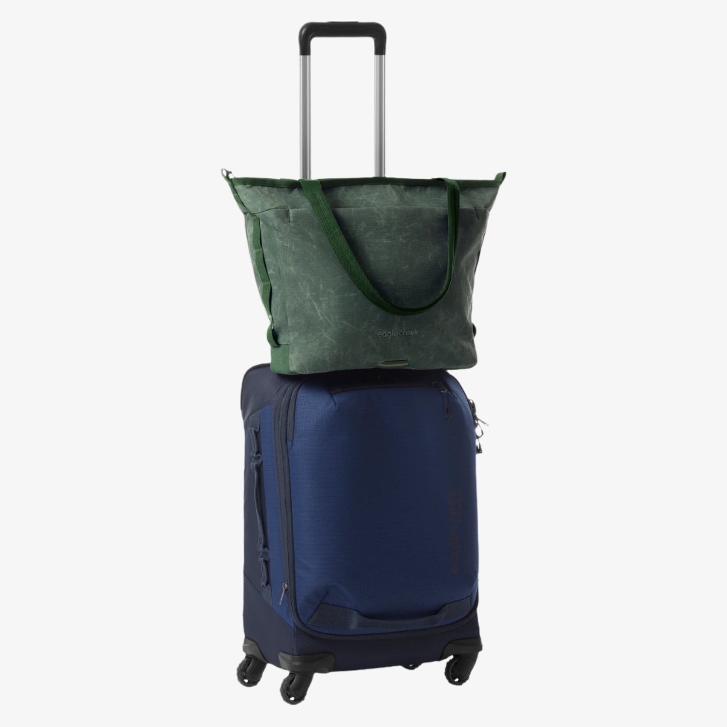 Grass Green Trolley Sleeve Tote Bag