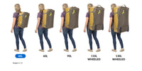 Black Convertible Backpack Duffel Bag Carry-On