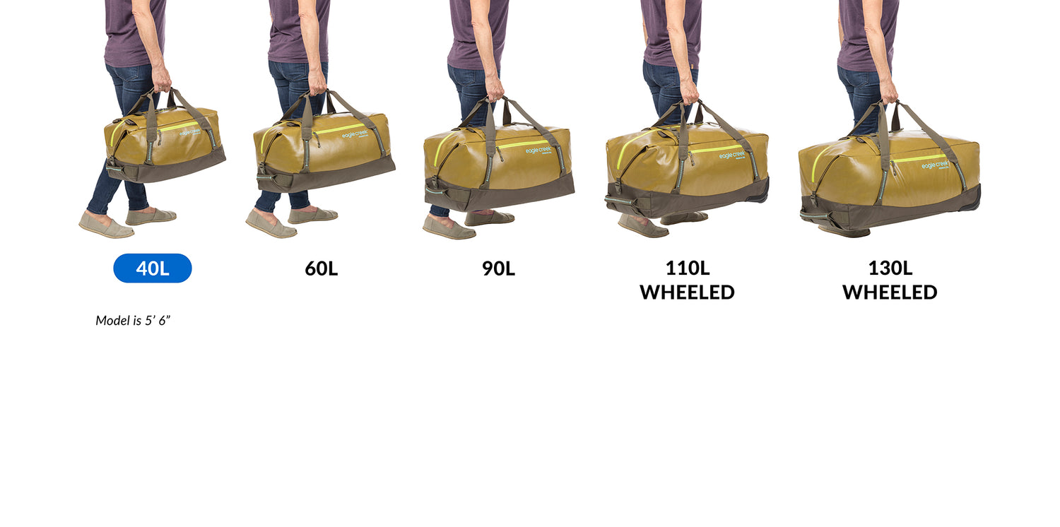 Black Convert Duffel Bag to Backpack