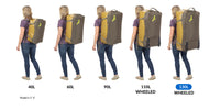 Black Large Duffel Bag with Wheels Eagle Creek