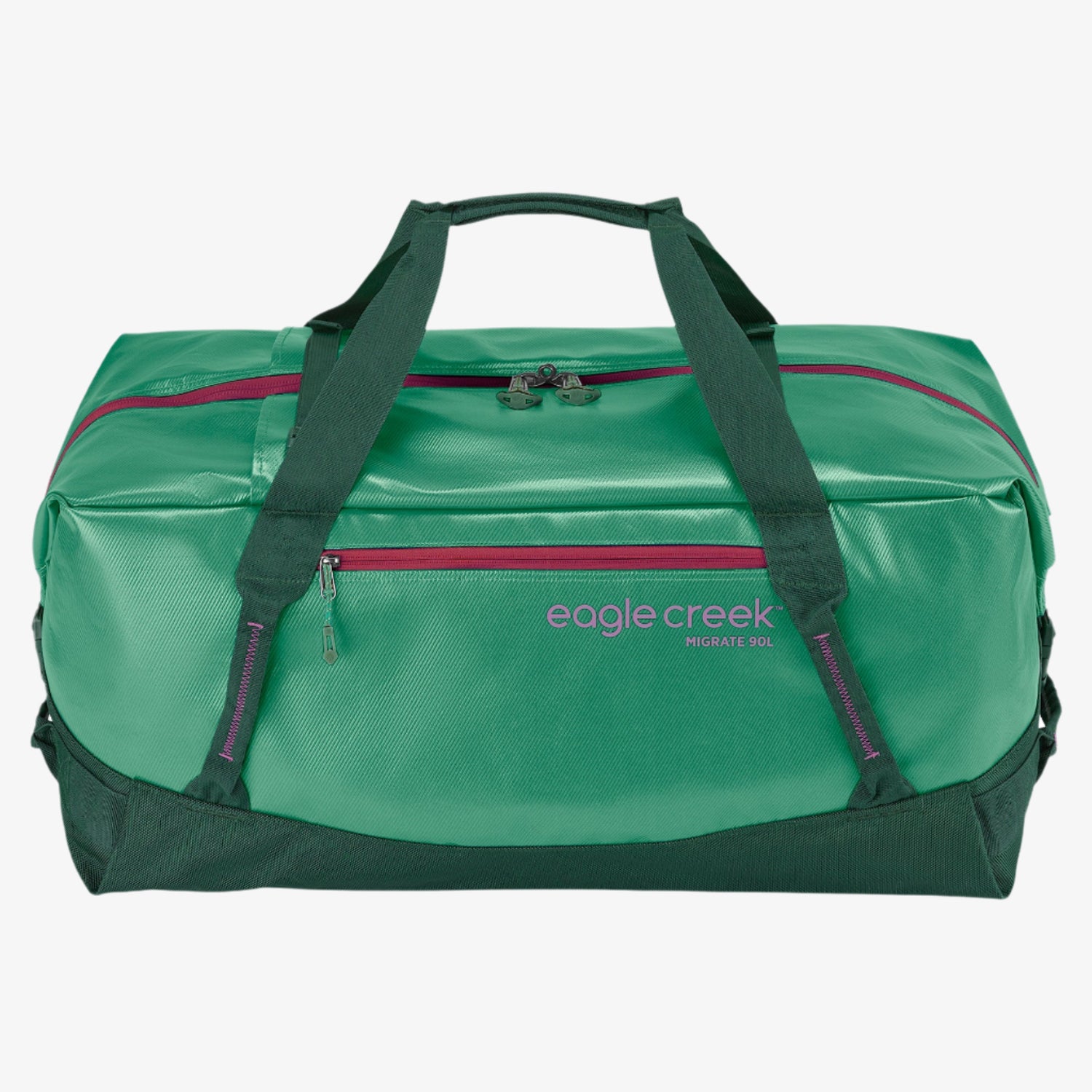 Green Backpack and Duffel Bag