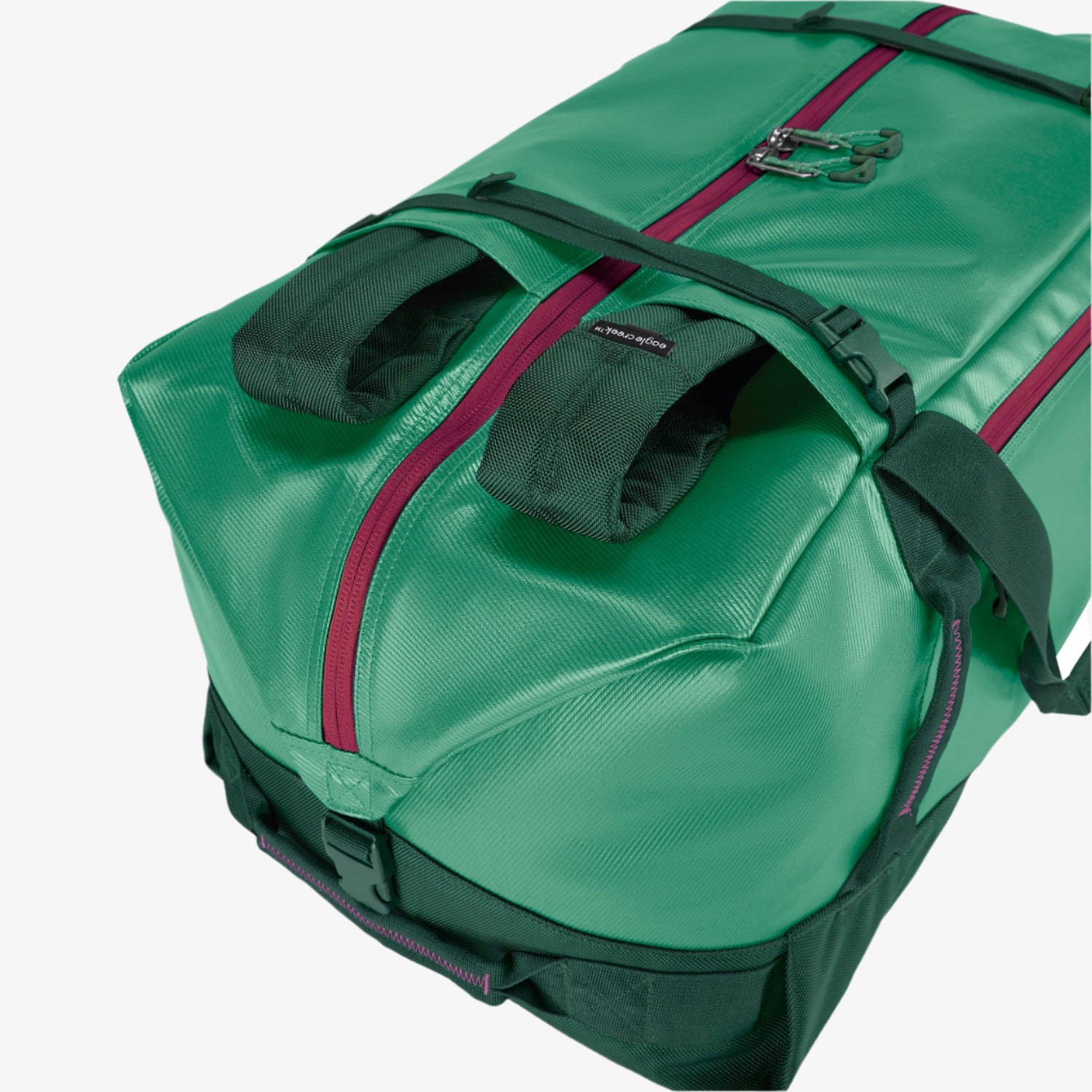 Green Duffel Bag with Backpack Straps