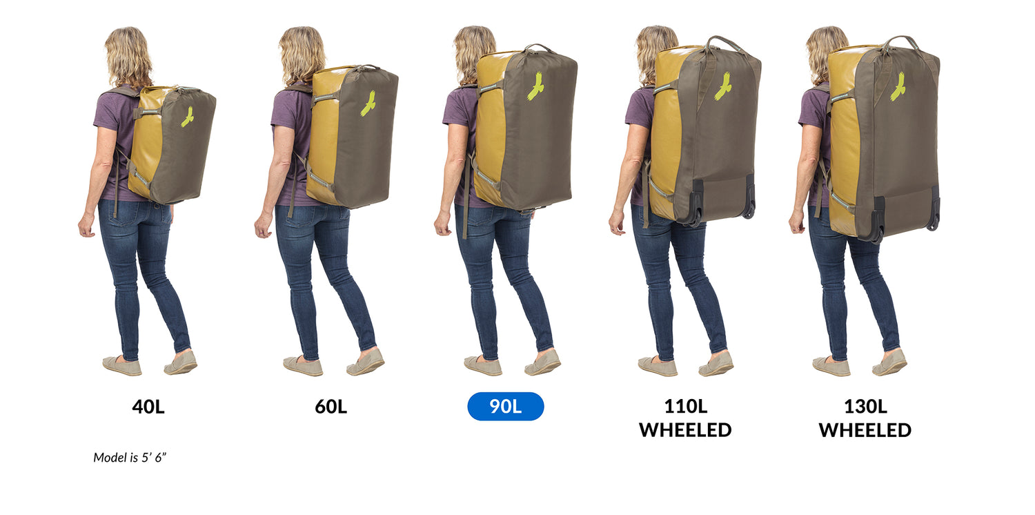 Blue Duffel Bag Backpack Combo Eagle Creek