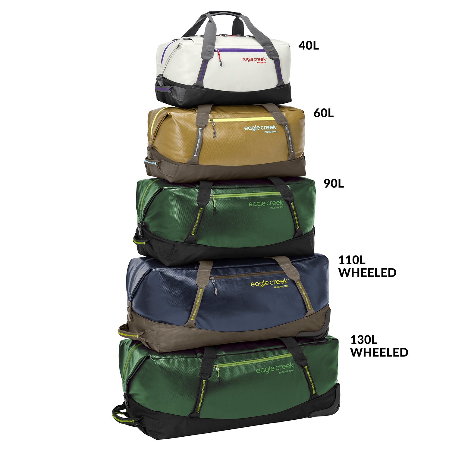 Eagle creek migrate wheeled duffle 110 online