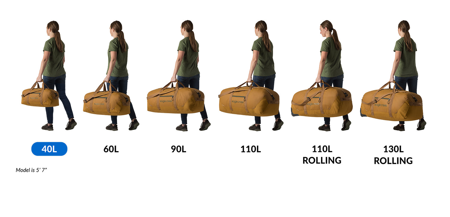 duffel bag size for international travel No Matter What 40L Duffel Bag