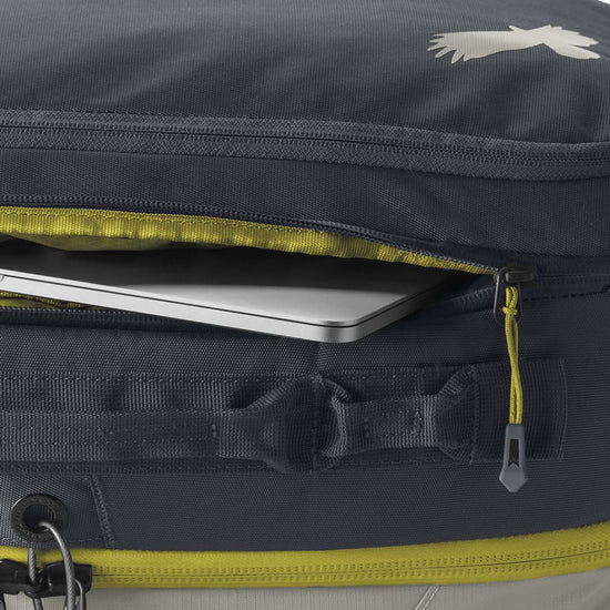 Storm Grey Tour Travel Pack Laptop Sleeve Detail