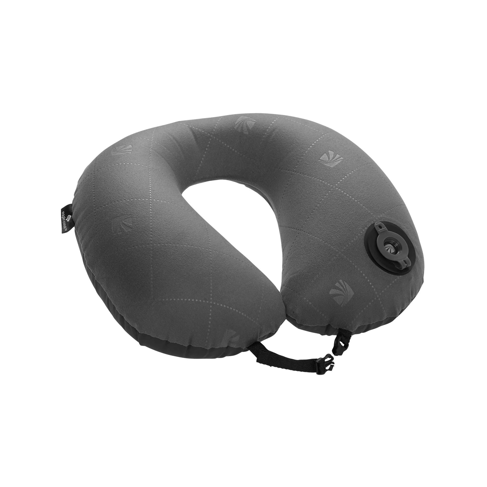 Grey Inflatable Travel Neck Pillow Eagle Creek